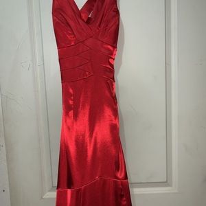 red prom dress